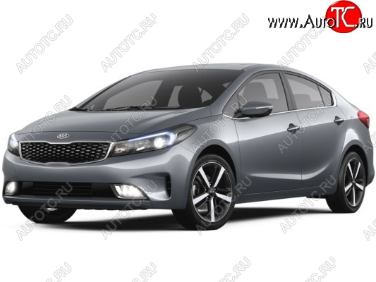 3 199 р. Передний бампер JORDEN KIA Cerato 3 YD рестайлинг седан (2016-2019) (Неокрашенный)  с доставкой в г. Санкт‑Петербург