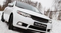 3 899 р. Решётка радиатора (Forte) RA  KIA Cerato  2 TD (2008-2013) седан (Поверхность глянец (под окраску), Неокрашенная)  с доставкой в г. Санкт‑Петербург. Увеличить фотографию 2