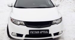 3 899 р. Решётка радиатора (Forte) RA  KIA Cerato  2 TD (2008-2013) седан (Поверхность глянец (под окраску), Неокрашенная)  с доставкой в г. Санкт‑Петербург. Увеличить фотографию 3