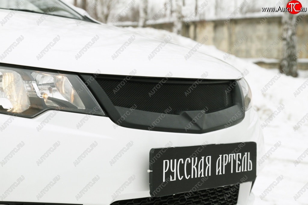 3 899 р. Решётка радиатора (Forte) RA  KIA Cerato  2 TD (2008-2013) седан (Поверхность глянец (под окраску), Неокрашенная)  с доставкой в г. Санкт‑Петербург