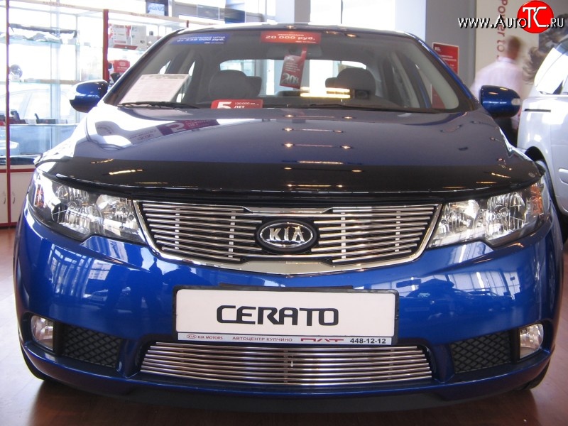 4 799 р. Декоративная вставка решетки радиатора Berkut KIA Cerato 2 TD седан (2008-2013)  с доставкой в г. Санкт‑Петербург