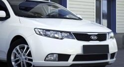 919 р. Реснички RA на фары KIA Cerato 2 TD седан (2008-2013) (Неокрашенные)  с доставкой в г. Санкт‑Петербург. Увеличить фотографию 2