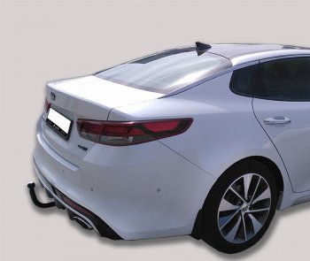 6 849 р. Фаркоп Лидер Плюс  KIA Optima ( 4 JF,  JF) (2016-2020) дорестайлинг седан, седан рестайлинг (Без электропакета)  с доставкой в г. Санкт‑Петербург. Увеличить фотографию 4