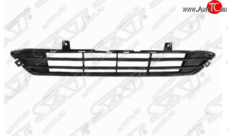 1 299 р. Решетка в передний бампер SAT (центральная часть, №2) KIA Optima JF седан рестайлинг (2018-2020)  с доставкой в г. Санкт‑Петербург