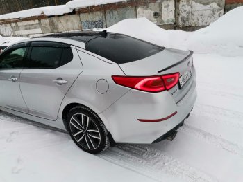 3 399 р. Лип спойлер АВТОКРАТ  KIA Optima  3 TF (2010-2016) дорестайлинг седан, рестайлинг седан (Неокрашенный)  с доставкой в г. Санкт‑Петербург. Увеличить фотографию 3