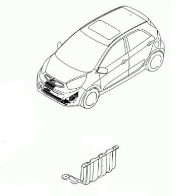 Левый защита двигателя (пыльник) HYUNDAI/KIA/MOBIS KIA Picanto 2 TA хэтчбэк 3 дв. дорестайлинг (2011-2015)