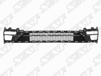 2 199 р. Решетка в передний бампер SAT (под диодные туманки) KIA Rio 3 QB рестайлинг седан (2015-2017)  с доставкой в г. Санкт‑Петербург. Увеличить фотографию 1