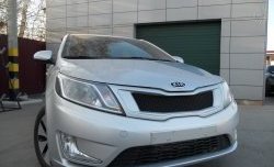 3 639 р. Решётка радиатора Pandora KIA Rio 3 QB дорестайлинг седан (2011-2015) (Неокрашенная)  с доставкой в г. Санкт‑Петербург. Увеличить фотографию 8