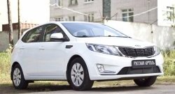 1 769 р. Защитная сетка решетки переднего бампера РА KIA Rio 3 QB дорестайлинг седан (2011-2015)  с доставкой в г. Санкт‑Петербург. Увеличить фотографию 3