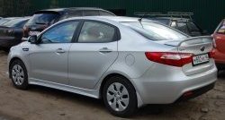 2 549 р. Спойлер LitCompany KIA Rio 3 QB дорестайлинг седан (2011-2015) (Неокрашенный)  с доставкой в г. Санкт‑Петербург. Увеличить фотографию 4