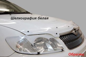 1 799 р. Дефлектор капота CA-Plastic  KIA Rio  X-line (2017-2021) (Classic черный, Без надписи)  с доставкой в г. Санкт‑Петербург. Увеличить фотографию 6