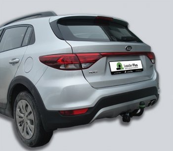 6 649 р. Фаркоп Лидер Плюс KIA Rio X-line (2017-2021) (Без электропакета)  с доставкой в г. Санкт‑Петербург. Увеличить фотографию 2