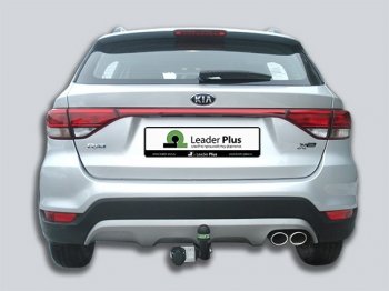 6 649 р. Фаркоп Лидер Плюс KIA Rio X-line (2017-2021) (Без электропакета)  с доставкой в г. Санкт‑Петербург. Увеличить фотографию 1