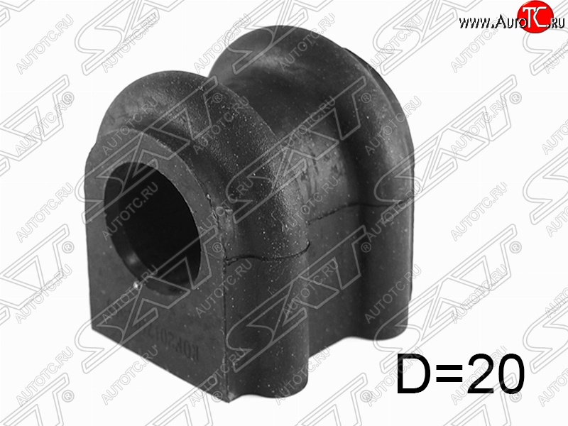 71 р. Втулка переднего стабилизатора SAT (D=20  KIA Rio ( 2 JB,  4 FB) (2005-2024) дорестайлинг седан, дорестайлинг, хэтчбэк 5 дв., рестайлинг, хэтчбэк 5 дв., рестайлинг седан  с доставкой в г. Санкт‑Петербург