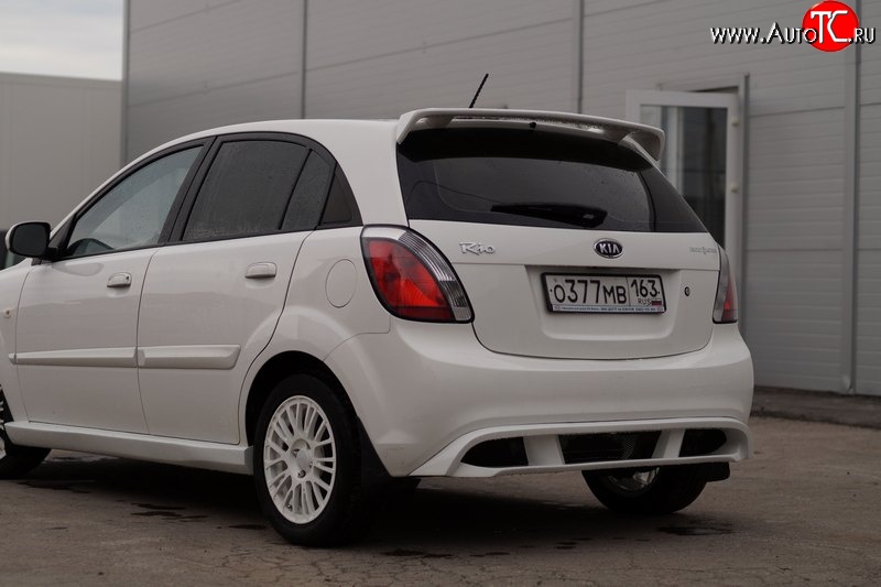 4 599 р. Спойлер хэтчбек Vita Dm  KIA Rio ( 2 JB,  4 FB) (2005-2024) дорестайлинг, хэтчбэк 5 дв., рестайлинг, хэтчбэк 5 дв., рестайлинг седан (Неокрашенный)  с доставкой в г. Санкт‑Петербург