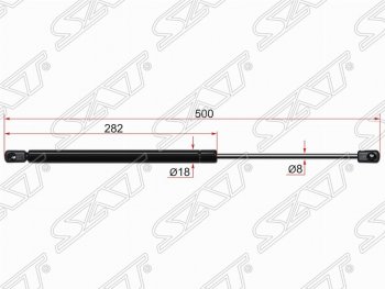 Упор крышки багажника SAT (газовый) KIA Sorento XM рестайлинг (2012-2015)