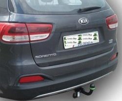 7 849 р. Фаркоп (дизель) Лидер Плюс. KIA Sorento UM/Prime дорестайлинг (2014-2018) (Без электропакета)  с доставкой в г. Санкт‑Петербург. Увеличить фотографию 1