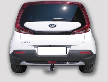 6 999 р. Фаркоп Лидер Плюс  KIA Soul  SK3 (2018-2022) (Без электропакета)  с доставкой в г. Санкт‑Петербург. Увеличить фотографию 2