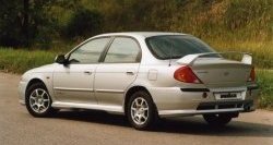 3 549 р. Пороги накладки Nika Sport KIA Spectra (2000-2009) (Неокрашенные)  с доставкой в г. Санкт‑Петербург. Увеличить фотографию 1