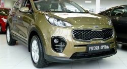 589 р. Реснички на фары RA  KIA Sportage  4 QL (2016-2018) дорестайлинг (Неокрашенные)  с доставкой в г. Санкт‑Петербург. Увеличить фотографию 7