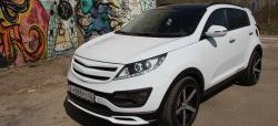 5 399 р. Накладка на передний бампер Ixion Style  KIA Sportage  3 SL (2010-2014) (Неокрашенная)  с доставкой в г. Санкт‑Петербург. Увеличить фотографию 4