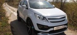 7 799 р. Накладка на передний бампер JSW Style  KIA Sportage  3 SL (2010-2014) (Неокрашенная)  с доставкой в г. Санкт‑Петербург. Увеличить фотографию 6