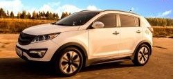 Пороги накладки JSW Style KIA (КИА) Sportage (Спортаж)  3 SL (2010-2016) 3 SL дорестайлинг, рестайлинг