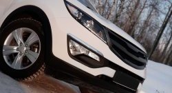 4 999 р. Решётка радиатора RA V2  KIA Sportage  3 SL (2010-2016) дорестайлинг, рестайлинг (С сеткой металлик, Неокрашенная)  с доставкой в г. Санкт‑Петербург. Увеличить фотографию 3