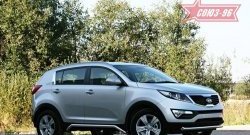 Защита переднего бампера одинарная Souz-96 (d60) KIA Sportage 3 SL дорестайлинг (2010-2014)