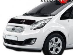 959 р. Дефлектор капота NovLine KIA Venga дорестайлинг (2009-2015)  с доставкой в г. Санкт‑Петербург. Увеличить фотографию 1