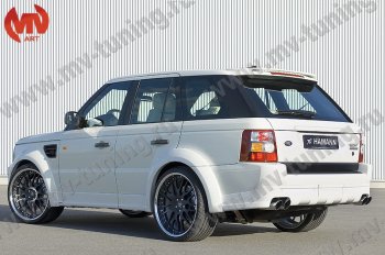 23 899 р. Пороги накладки HAMMAN  Land Rover Range Rover Sport  1 L320 (2005-2009) дорестайлинг (Неокрашенные)  с доставкой в г. Санкт‑Петербург. Увеличить фотографию 2