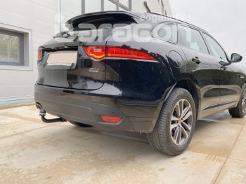 45 449 р. Фаркоп Aragon.(шар V)  Jaguar F-Pace  X761 (2015-2022), Land Rover Range Rover Velar  1 L560 (2017-2024)  с доставкой в г. Санкт‑Петербург. Увеличить фотографию 1