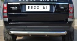 17 649 р. Одинарная защита заднего бампера из трубы диаметром 76 мм (Voque) Russtal Land Rover Range Rover 4 L405 дорестайлинг (2012-2017)  с доставкой в г. Санкт‑Петербург. Увеличить фотографию 1