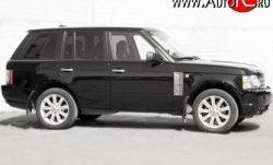 24 199 р. Накладка Verge на задний бампер Land Rover Range Rover 3 L322 дорестайлинг (2002-2006) (Неокрашенная)  с доставкой в г. Санкт‑Петербург. Увеличить фотографию 3