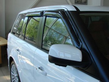 Дефлектора окон SIM Land Rover (Ленд) Range Rover (Ренж)  3 L322 (2002-2012) 3 L322 дорестайлинг, рестайлинг, 2-ой рестайл