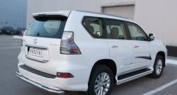 23 999 р. Защита заднего бампера (Ø63 и 42 мм, с углами, нержавейка) SLITKOFF  Lexus GX460  J150 (2013-2022) 1-ый рестайлинг, 2-ой рестайлинг  с доставкой в г. Санкт‑Петербург. Увеличить фотографию 2