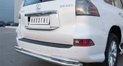 23 999 р. Защита заднего бампера (Ø63 и 42 мм, с углами, нержавейка) SLITKOFF  Lexus GX460  J150 (2013-2022) 1-ый рестайлинг, 2-ой рестайлинг  с доставкой в г. Санкт‑Петербург. Увеличить фотографию 3