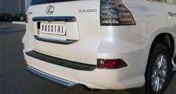 17 999 р. Защита заднего бампера (Ø76 мм, нержавейка) SLITKOFF  Lexus GX460  J150 (2013-2022) 1-ый рестайлинг, 2-ой рестайлинг  с доставкой в г. Санкт‑Петербург. Увеличить фотографию 2