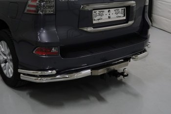 24 099 р. Фаркоп (тягово-сцепное устройство) TCC (надпись Lexus)  Lexus GX  460 (2019-2024) 2 J150 2-ой рестайлинг (Оцинкованный, шар E - нержавейка)  с доставкой в г. Санкт‑Петербург. Увеличить фотографию 1