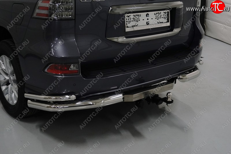 24 099 р. Фаркоп (тягово-сцепное устройство) TCC (надпись Lexus)  Lexus GX  460 (2019-2024) 2 J150 2-ой рестайлинг (Оцинкованный, шар E - нержавейка)  с доставкой в г. Санкт‑Петербург