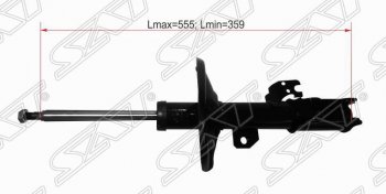 3 199 р. Правый амортизатор передний SAT (пружина конус)  Lexus ES300  XV30 (2001-2003), Toyota Camry  XV30 (2001-2006), Toyota Windom (2001-2006)  с доставкой в г. Санкт‑Петербург. Увеличить фотографию 1