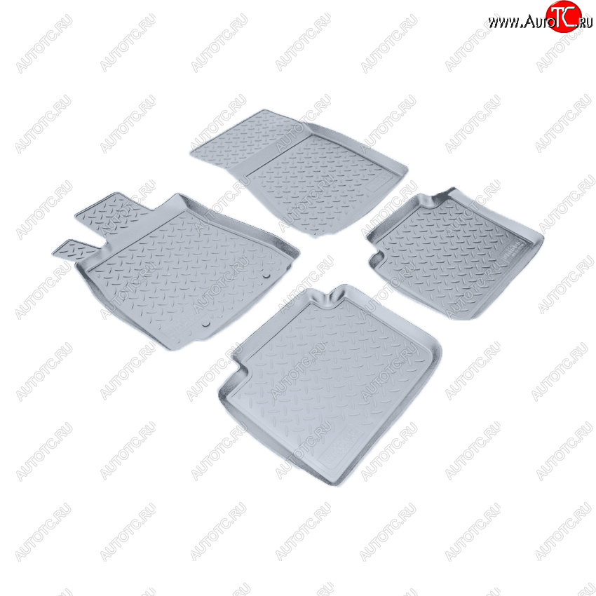 3 099 р. Коврики салона Norplast Unidec  Lexus GS300  S190 (2005-2012) дорестайлинг, рестайлинг (Цвет: серый)  с доставкой в г. Санкт‑Петербург