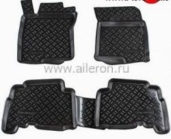 1 549 р. Коврики в салон Aileron 4 шт. (полиуретан)  Lexus GX  460 (2009-2013), Toyota Land Cruiser Prado  J150 (2009-2013)  с доставкой в г. Санкт‑Петербург. Увеличить фотографию 1