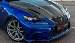 1 299 р. Реснички на фары Tuning-Sport Lexus IS250 XE30 седан дорестайлинг (2013-2016) (Неокрашенные)  с доставкой в г. Санкт‑Петербург. Увеличить фотографию 9