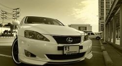 9 299 р. Накладка на передний бампер WALD SPORTS LINE Lexus IS250 XE20 седан дорестайлинг (2005-2013) (Неокрашенная)  с доставкой в г. Санкт‑Петербург. Увеличить фотографию 2