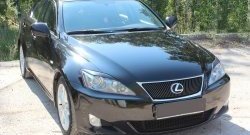 839 р. Реснички на фары RA  Lexus IS  250 XE20 седан (2005-2013) доресталийнг (Неокрашенные)  с доставкой в г. Санкт‑Петербург. Увеличить фотографию 1