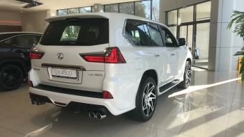 37 899 р. Юбка заднего бампера HEMMES  Lexus LX450d  J200 - LX570  J200 (Неокрашенная)  с доставкой в г. Санкт‑Петербург. Увеличить фотографию 2