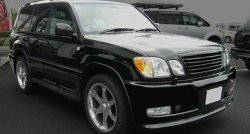 18 749 р. Передний бампер ELFORD Lexus LX470 J100 дорестайлинг (1998-2002) (Неокрашенный)  с доставкой в г. Санкт‑Петербург. Увеличить фотографию 2