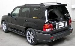 18 749 р. Задний бампер ELFORD Lexus LX470 J100 дорестайлинг (1998-2002) (Неокрашенный)  с доставкой в г. Санкт‑Петербург. Увеличить фотографию 2