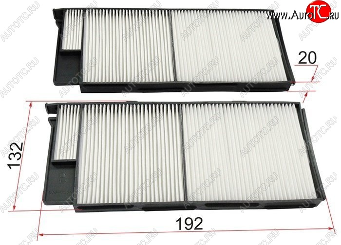 299 р. Фильтр салона SAT (комплект)  Lexus LX470  J100 (1998-2002), Toyota Land Cruiser  100 (1998-2007)  с доставкой в г. Санкт‑Петербург